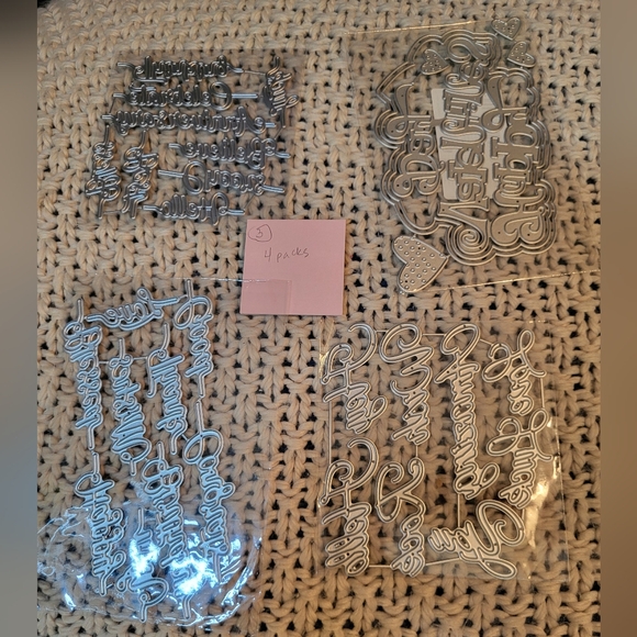 RESERVED For Gramnay: 18 Packs of Dies, New - Picture 3 of 5